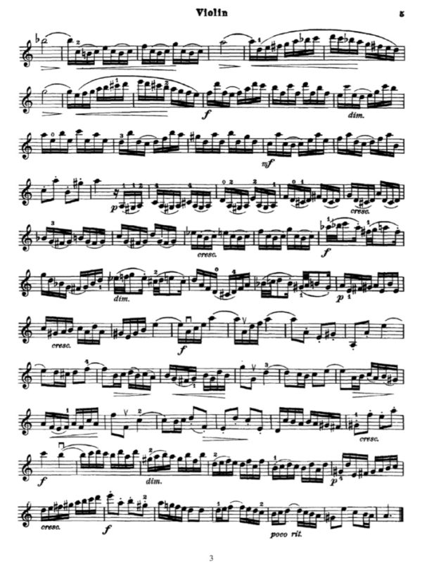 Чакона баха для скрипки